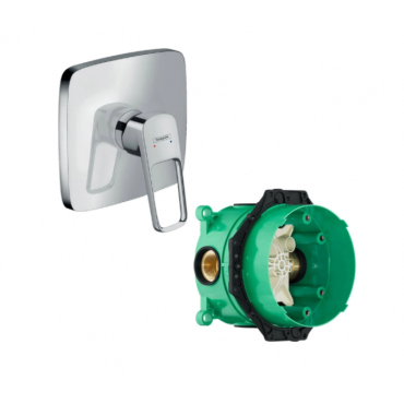 Смеситель для душа Hansgrohe Logis Loop 71267000S (71267000+01800180) хром