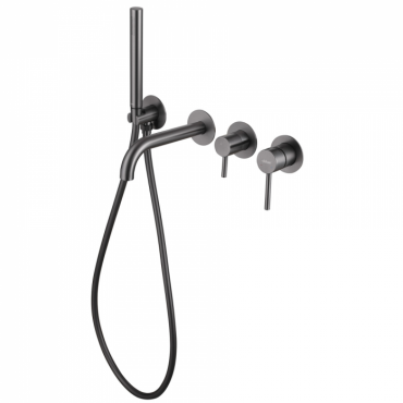 Смеситель для ванны Abber Wasser Kreis AF8130NG никель