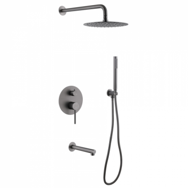 Душевая система Abber Emotion AF8817NG никель