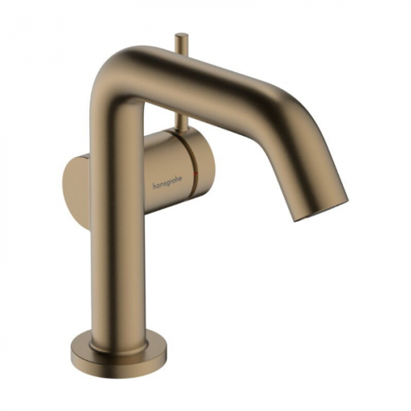 Смеситель для раковины Hansgrohe Tecturis S 73320140 шлифованная бронза