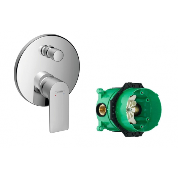 Смеситель для ванны Hansgrohe Rebris E 72468000S (72468000+01800180) хром