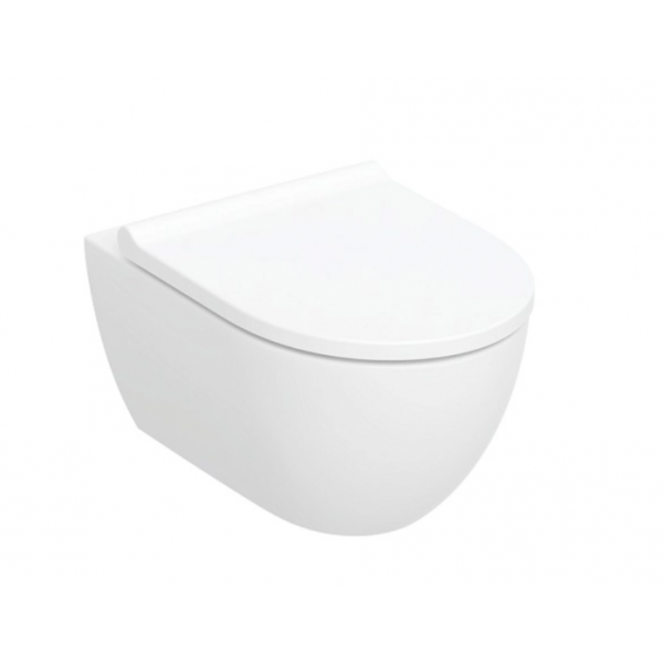 Унитаз подвесной Geberit Acanto 502.718.00.1 с сиденьем белый