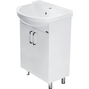Тумба под раковину Sanita Рондо 56 RNDSACW56013F1 белый Тумба под раковину Sanita Рондо 56 RNDSACW56013F1 белый