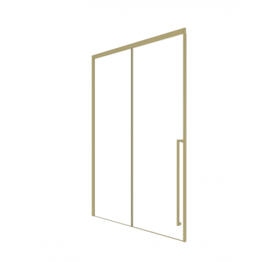 Душевая дверь Timo TDSS-130/17C-8R 1300*2000 профиль матовое золото, стекло прозрачное T53R