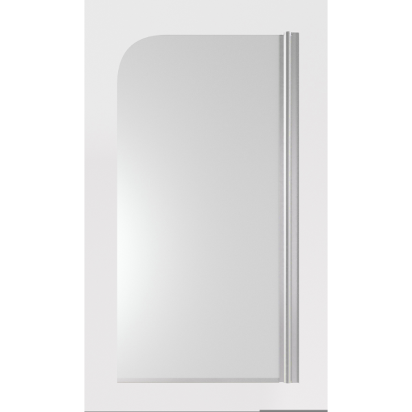 Шторка для ванны поворотная Timo TCM-70/02F-6 на монопетле 1400*700 профиль хром матовый, стекло матовое T30