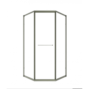 Душевой уголок Timo TTSS-100/13C-8L 1000*1000*2000 профиль никель, стекло прозрачное T33L