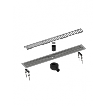 Душевой лоток Timo Drain System 600 с вставкой "lines", хром DS230106/00
