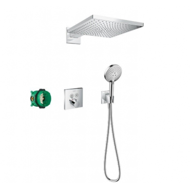 Душевая система с термостатом Hansgrohe Raindance E 27952000 хром Душевая система с термостатом Hansgrohe Raindance E 27952000 хром