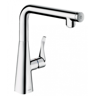 Смеситель для кухни Hansgrohe Metris Select M71 73811800 нержавеющая сталь