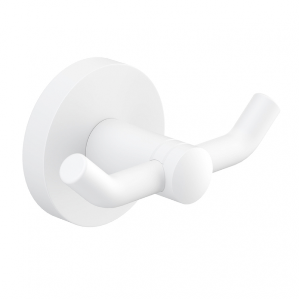 Крючок двойной Timo Saona 13012/16 белый матовый