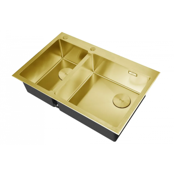 Мойка для кухни ZorG LUX 78-2-51-R GOLD золото