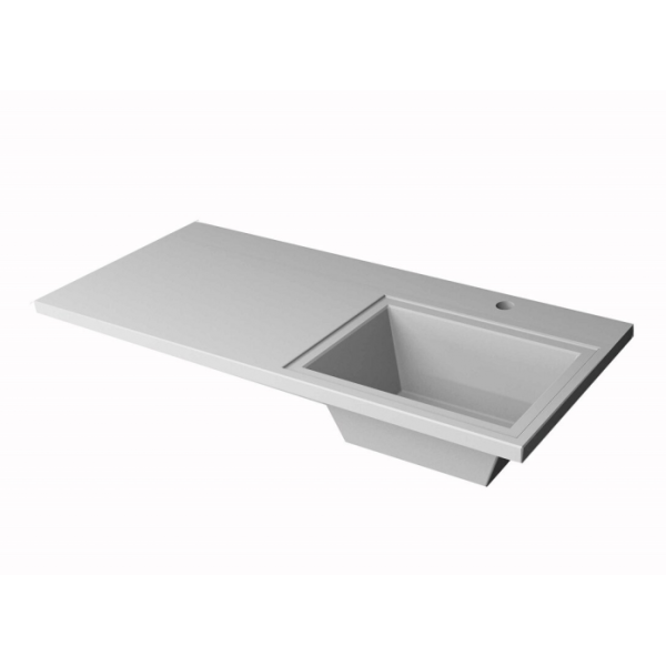 Раковина над стиральной машиной Stella Polar Мадлен 130 правая SP-00000476 белый