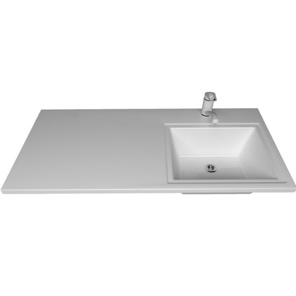 Раковина над стиральной машиной Stella Polar Мадлен 105 правая SP-00001368 белый