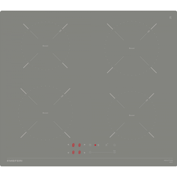 Варочная панель индукционная Meferi MIH604GR POWER
