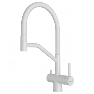 Смеситель для кухни Paulmark RUBERT Ru213175-WH белый матовый