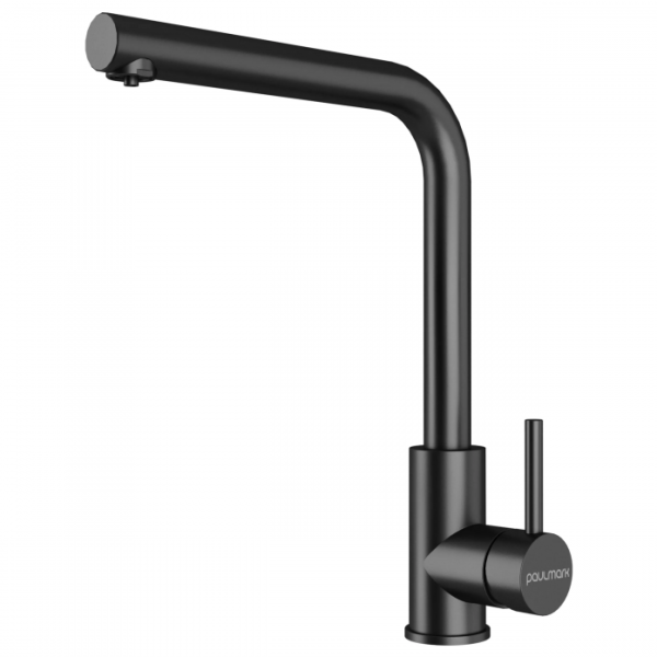 Смеситель для кухни Paulmark TWIN Tw213622-GM вороненая сталь