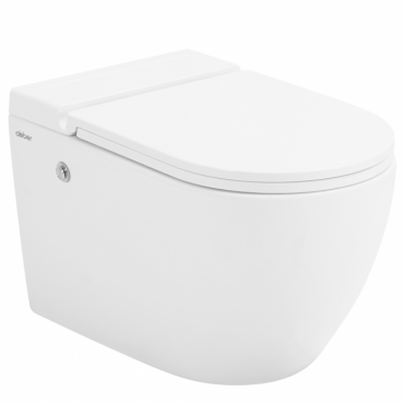Унитаз подвесной Abber Bequem AC1108P белый