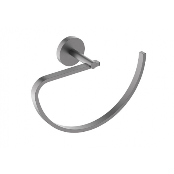 Полотенцедержатель AQUATEK Бетта AQ4621BGM оружейная сталь