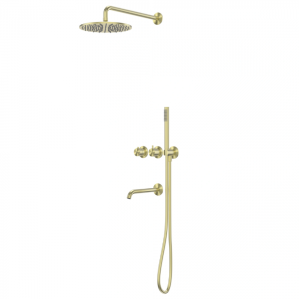 Душевая система Abber Wasser Kreis 316 AF8150BG золото брашированное