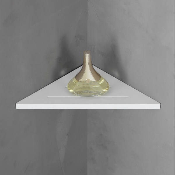 Угловая полочка Abber Stein AS1652 белая матовая