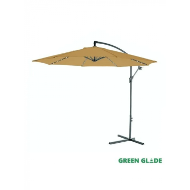 Зонт садовый Green Glade 8013 с LED подсветкой светло-коричневый Зонт садовый Green Glade 8013 с LED подсветкой светло-коричневый