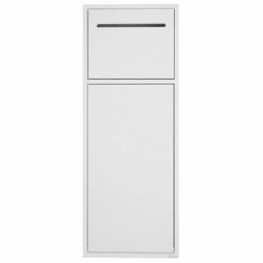 Скрытая настенная ниша с корзиной и бумагодержателем Abber Nischen AN3008MW белый матовый Скрытая настенная ниша с корзиной и бумагодержателем Abber Nischen AN3008MW белый матовый