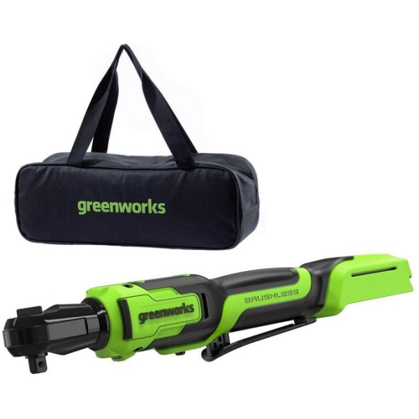 Гайковерт-трещотка аккумуляторная GreenWorks GD24RW 3804007CUA