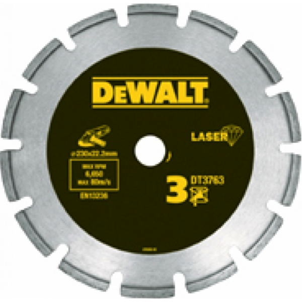 Диск алмазный DeWalt 125х22,2х2мм для УШМ DT 3761