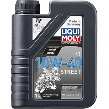 Масло моторное LIQUI MOLY Motorrad 4Т 10W40 cин (1л) 7609