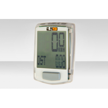 Велокомпьютер Stels U-9 универсальный 9 функций белый 060026