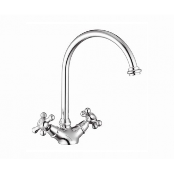 Смеситель для мойки Italmix NOVECENTO NICKEL 0900 никель