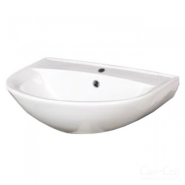 Раковина СПК Виктория 55.5 1.3111.6.S00.11B.0 белая Раковина СПК Виктория 55.5 1.3111.6.S00.11B.0 белая