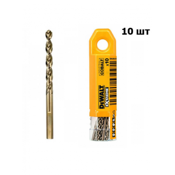 Сверло по металлу DeWalt 8х117х72мм 10шт DT4938-QZ