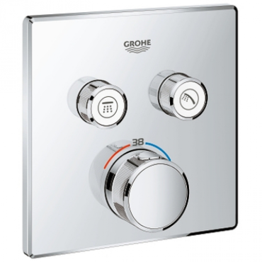 Термостат для ванны GROHE Grohtherm SmartControl 29124000 хром Термостат для ванны GROHE Grohtherm SmartControl 29124000 хром