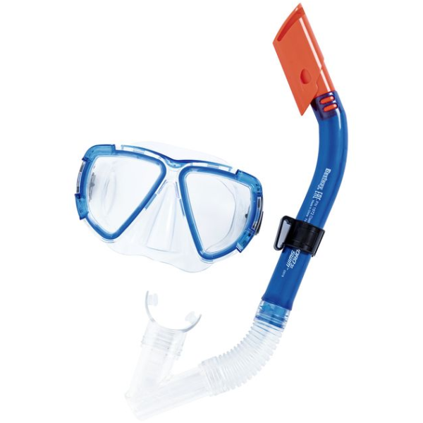 Набор для ныряния BestWay Черная лента (маска, трубка) от 14 лет 24029