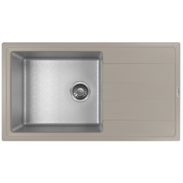 Кухонная мойка Florentina Комби 860 грей 21.400.D0860.305