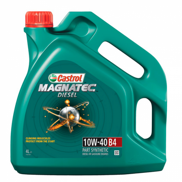 Масло моторное полусинтетическое Castrol Magnatec Diesel B4 10W40 4 л 15CA30