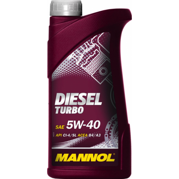 Масло моторное синтетическое MANNOL Diesel Turbo 5W40 1 л 1010