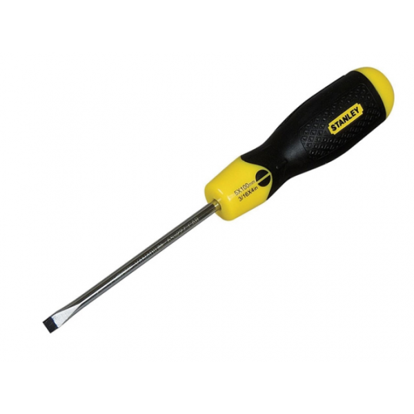 Отвертка Stanley Stanley отвертка "cushion grip" под прямой шлиц 6,5 х 150мм (0-64-919) 0-64-919