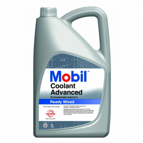 Антифриз Mobil Coolant Advanced готовый -36C красный 5 л 144284