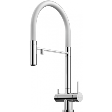 Смеситель для кухни Omoikiri Kanto-C-WH белый 4994015 Смеситель для кухни Omoikiri Kanto-C-WH белый 4994015