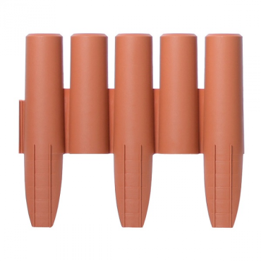 Заборчик для клумбы Palisada 2.7м терракотовый IPAL5-R624 Заборчик для клумбы Palisada 2.7м терракотовый IPAL5-R624