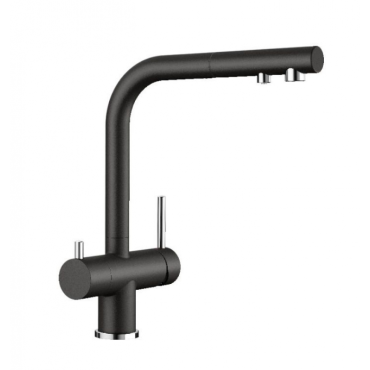 Смеситель для кухни Blanco Fontas-S II Silgranit черный 526158
