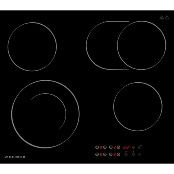 Электрическая варочная панель Maunfeld CVCE594SMDBK