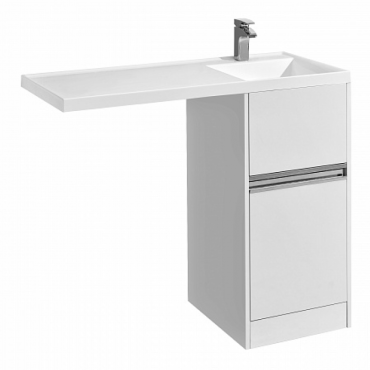 Тумба с раковиной AQUATON 1A2360K0LH010 Лондри 400/ 1A72223KLH010 Раковина Лондри 1050 правая Тумба с раковиной AQUATON 1A2360K0LH010 Лондри 400/ 1A72223KLH010 Раковина Лондри 1050 правая