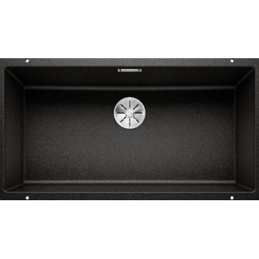Кухонная мойка Blanco SUBLINE 800-U Silgranit InFino черный 526005