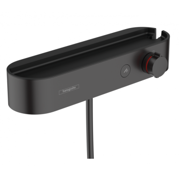 Термостатический смеситель для душа Hansgrohe ShowerTablet Select 24360670 матовый черный Термостатический смеситель для душа Hansgrohe ShowerTablet Select 24360670 матовый черный