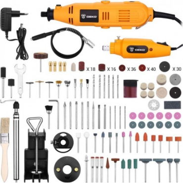 Граверы электрические DEKO DKRT и DKRT200 + набор аксессуаров 237 шт 063-1414