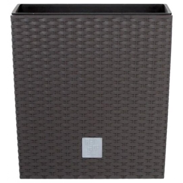 Кашпо для цветов Prosperplast RATO LOW DRTS400L-440U венге