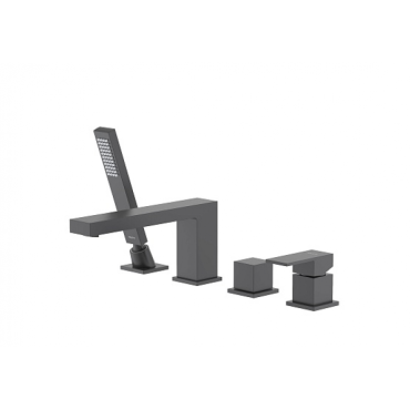 Смеситель на борт ванны AQUATEK Либра AQ1648MB матовый черный